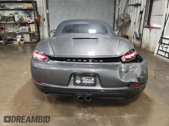 2017 Porsche 718 Boxster S with VIN WP0CB2A84HS240370, listed as a Copart auction lot 80195674 with 16,544 mi miles and Salvage Title. Bid and sale history available at DreamBid. Image 6.
