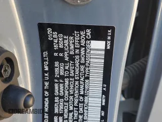 2020 Honda Civic EX-L z VIN SHHFK7H89LU216506, wystawiony jako Copart lot #46514085 z przebiegiem 120 597 mil mil oraz Szkoda całkowita • Salvage title. Historia ofert i sprzedaży dostępna na DreamBid. Obrazek 12.