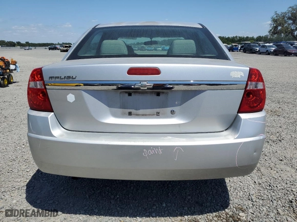 2005 Chevrolet Malibu with VIN 1G1ZS52F55F274758, listed as a Copart auction lot 53556275 with 136,849 mi miles and Salvage Title. Bid and sale history available at carsss.com. Image 6.