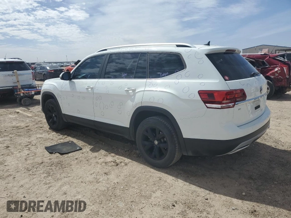 2018 Volkswagen Atlas SE with VIN 1V2CR2CAXJC562697, listed as a Copart auction lot 49345055 with 106,026 mi miles and Clean title. Bid and sale history available at DreamBid. Image 2.