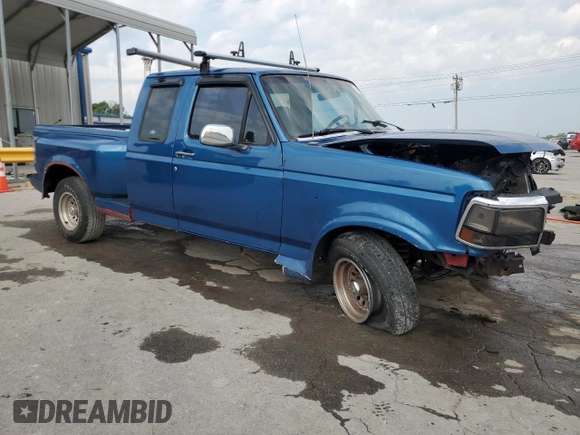 1995 Ford F-150 with VIN 1FTEX15N2SKA99097, listed as a Copart auction lot 59093615 with 263,160 mi miles and Salvage title. Bid and sale history available at DreamBid. Image 4.