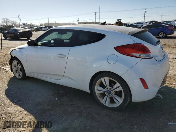 2017 Hyundai Veloster Value Edition with VIN KMHTC6AD0HU323067, listed as a Copart auction lot 47848365 with 49,839 mi miles and Salvage Title. Bid and sale history available at carsss.com. Image 2.
