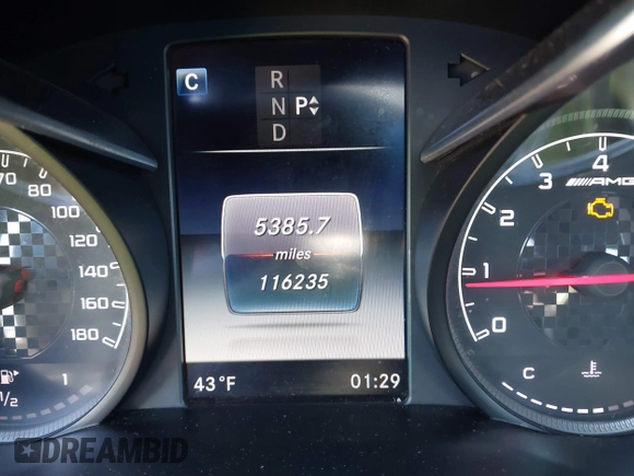 2018 Mercedes-Benz C 43 AMG with VIN 55SWF6EB4JU238408, listed as a IAAI auction lot 41630851 with 116,235 mi miles and . Bid and sale history available at carsss.com. Image 16.