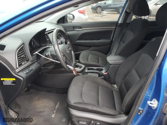 2017 Hyundai Elantra Value Edition with VIN KMHD84LF7HU245878, listed as a Copart auction lot 87392654 with NaN miles and Salvage Title. Bid and sale history available at carsss.com. Image 7.