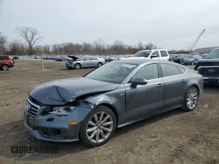 2012 Audi A7 3.0 Prestige with VIN WAU2GAFC7CN126890, listed as a Copart auction lot 50032225 with 161,557 mi miles and Salvage Title. Bid and sale history available at carsss.com. Image 1.