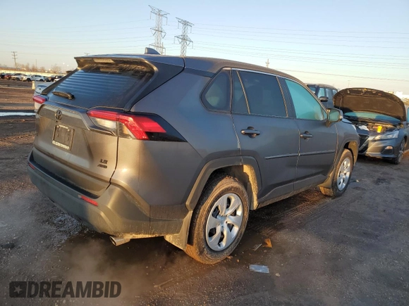 2024 Toyota RAV4 LE with VIN 2T3G1RFV7RW488231, listed as a Copart auction lot 48405055 with 10,833 mi miles and Salvage Title. Bid and sale history available at carsss.com. Image 3.