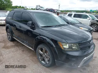2015 Dodge Journey Crossroad z VIN 3C4PDDGG3FT740098, wystawiony jako IAAI lot #42327605 z przebiegiem 131 239 mil mil oraz . Historia ofert i sprzedaży dostępna na DreamBid. Obrazek 1.