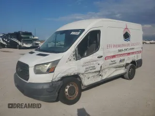 2015 Ford Transit with VIN 1FTNE1CM1FKA93295, listed as a Copart auction lot 43720435 with 72,921 mi miles and Salvage Title. Bid and sale history available at DreamBid. Image 1.