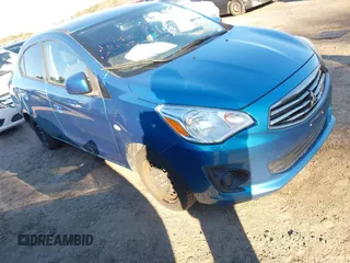 2017 Mitsubishi Mirage G4 ES with VIN ML32F3FJ7HHF11040, listed as a IAAI auction lot 41633610 with 104,940 mi miles. Bid and sale history available at carsss.com. Image 1.