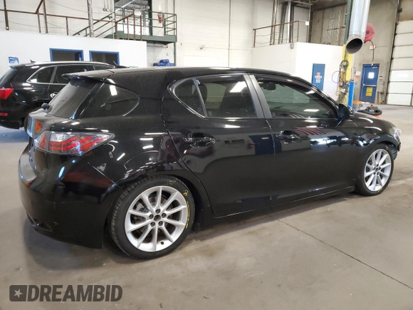 2012 Lexus CT 200h z VIN JTHKD5BH4C2116306, wystawiony jako Copart lot #55735865 z przebiegiem 232 468 mil mil oraz Szkoda całkowita • Salvage title. Historia ofert i sprzedaży dostępna na DreamBid. Obrazek 3.