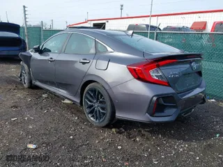 2020 Honda Civic Si Sedan with VIN 2HGFC1E55LH701257, listed as a IAAI auction lot 41464077 with 47,329 mi miles. Bid and sale history available at carsss.com. Image 3.