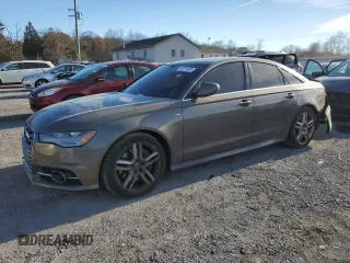 2016 Audi A6 3.0L TDI Premium Plus with VIN WAUFMAFC9GN072430, listed as a Copart auction lot 76721243 with 0 mi miles. Bid and sale history available at carsss.com. Image 1.