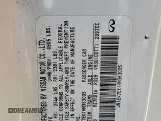 2017 Infiniti Q60 Premium z VIN JN1EV7EK1HM363005, wystawiony jako Copart lot #51238115 z przebiegiem 98 929 mil mil oraz Szkoda całkowita • Salvage title. Historia ofert i sprzedaży dostępna na DreamBid. Obrazek 15.