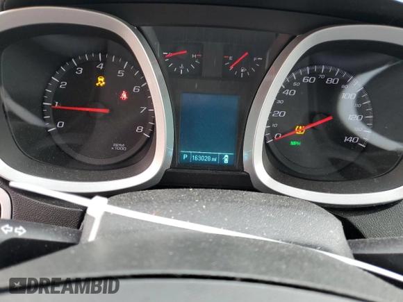2016 Chevrolet Equinox LS with VIN 2GNALBEK9G6356201, listed as a Copart auction lot 54796545 with 163,020 mi miles and Clean Title. Bid and sale history available at DreamBid. Image 9.