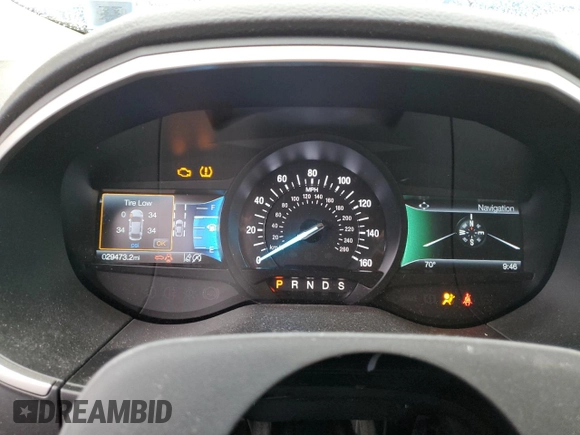 2019 Ford Edge SEL with VIN 2FMPK4J96KBB18712, listed as a Copart auction lot 61601225 with 29,473 mi miles and Salvage title. Bid and sale history available at DreamBid. Image 9.