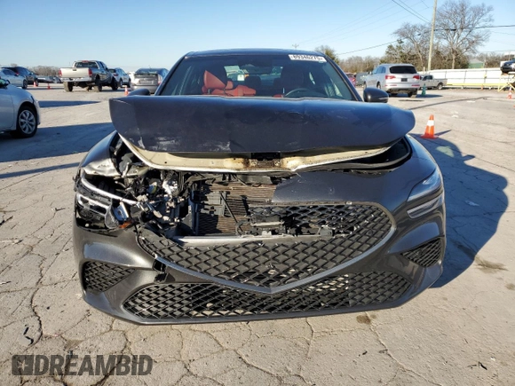 2023 Genesis G70 3.3T with VIN KMTG54TE1PU129108, listed as a Copart auction lot 89346275 with 22,457 mi miles and Salvage Title. Bid and sale history available at DreamBid. Image 5.