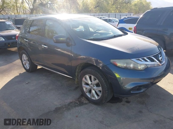 2011 Nissan Murano LE with VIN JN8AZ1MW7BW180502, listed as a IAAI auction lot 42012620 with 169,794 mi miles. Bid and sale history available at carsss.com. Image 1.