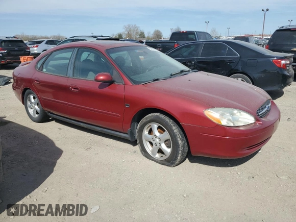 2003 Ford Taurus SES Standard with VIN 1FAFP55S63A144461, listed as a Copart auction lot 52893365 with 63,309 mi miles and Clean Title. Bid and sale history available at carsss.com. Image 4.