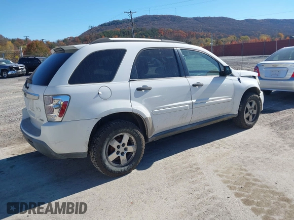 2005 Chevrolet Equinox LS with VIN 2CNDL23F756058315, listed as a IAAI auction lot 40744047 with 103,387 mi miles. Bid and sale history available at carsss.com. Image 4.