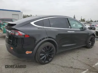 2020 Tesla Model X Long Range with VIN 5YJXCDE23LF248773, listed as a Copart auction lot 53062405 with 62,342 mi miles and Salvage Title. Bid and sale history available at carsss.com. Image 3.