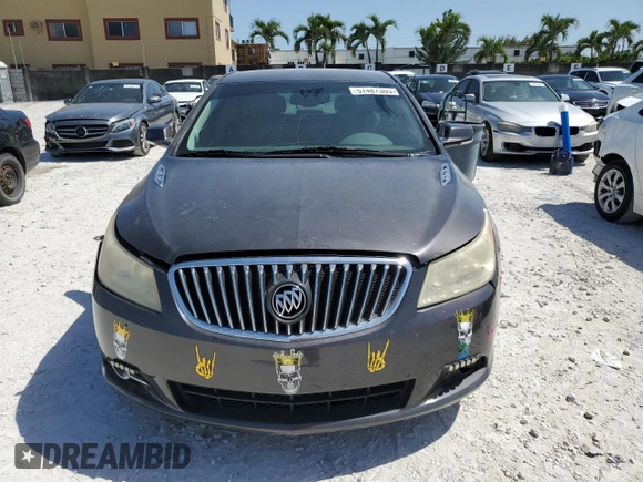 2013 Buick LaCrosse Leather with VIN 1G4GC5ER0DF170092, listed as a Copart auction lot 57487305 with 198,185 mi miles and Clean title. Bid and sale history available at DreamBid. Image 5.