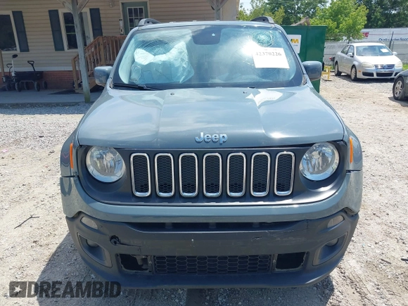 2017 Jeep Renegade Altitude with VIN ZACCJABB7HPG32997, listed as a IAAI auction lot 42370226 with 96,774 mi miles and . Bid and sale history available at DreamBid. Image 12.