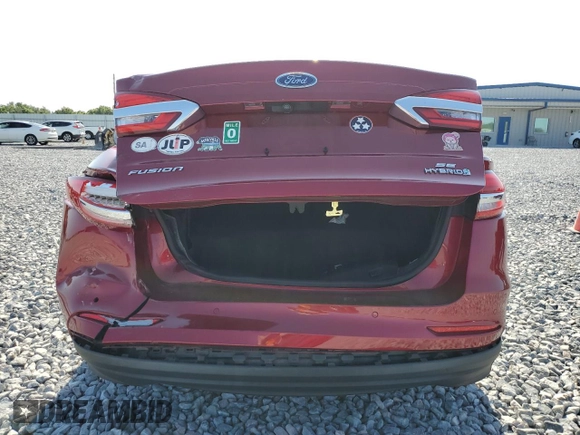 2019 Ford Fusion SE with VIN 3FA6P0LUXKR225376, listed as a Copart auction lot 53430445 with 133,512 mi miles and Non Repairable. Bid and sale history available at carsss.com. Image 6.