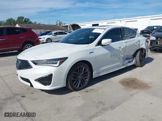 2019 Acura ILX w/Premium/A-Spec Pkg with VIN 19UDE2F87KA001866, listed as a IAAI auction lot 41210801 with 62182 miles. Bid and sale history available at carsss.com. Image 17.