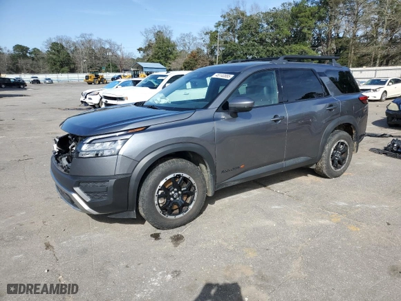 2024 Nissan Pathfinder SV with VIN 5N1DR3BD0RC227124, listed as a Copart auction lot 45140885 with 19,989 mi miles and Salvage Title. Bid and sale history available at carsss.com. Image 1.