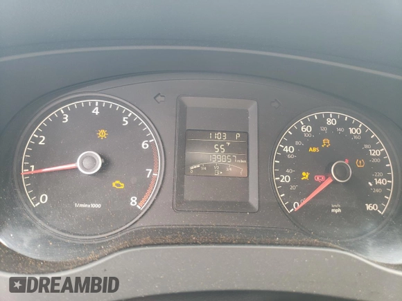2011 Volkswagen Jetta SE with VIN 3VWDX7AJ6BM395554, listed as a Copart auction lot 57397585 with 139,857 mi miles and Salvage title. Bid and sale history available at DreamBid. Image 9.
