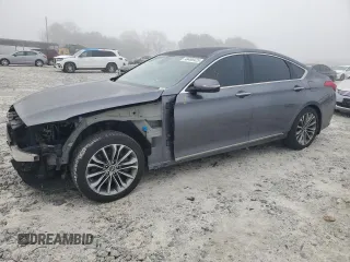 2016 Hyundai Genesis 3.8L with VIN KMHGN4JE6GU106291, listed as a Copart auction lot 48490425 with 136,564 mi miles and Salvage Title. Bid and sale history available at carsss.com. Image 1.