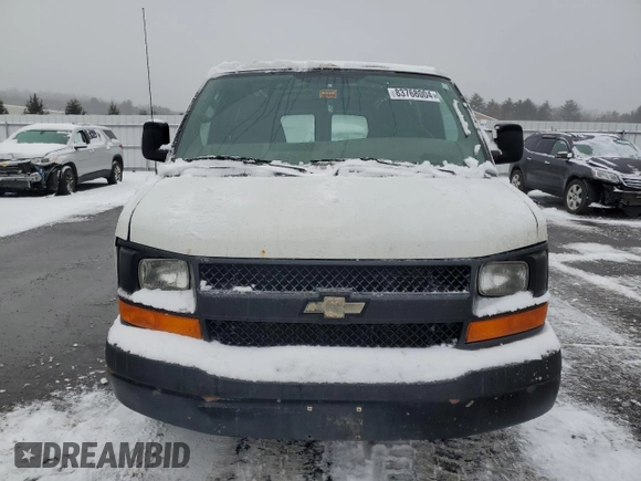 2011 Chevrolet Express Cargo with VIN 1GCSGAFX9B1120052, listed as a Copart auction lot 83768004 with 112,142 mi miles and Clean title. Bid and sale history available at DreamBid. Image 5.