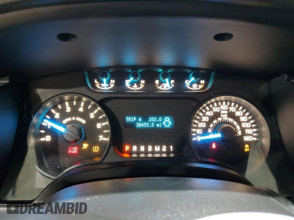 2014 Ford F-150 XL with VIN 1FTEX1EMXEFB13705, listed as a Copart auction lot 86316994 with 38,455 mi miles and Salvage Title. Bid and sale history available at DreamBid. Image 9.