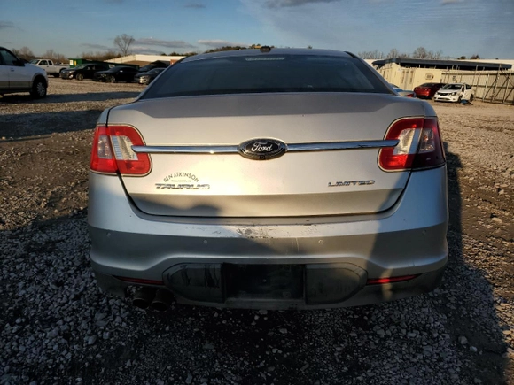2010 Ford Taurus Limited with VIN 1FAHP2FW5AG142350, listed as a Copart auction lot 88209275 with NaN miles and Salvage Title. Bid and sale history available at carsss.com. Image 6.