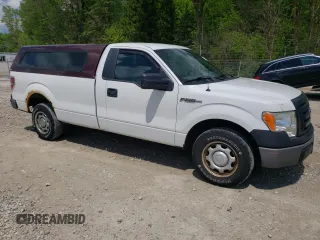 2012 Ford F-150 XL with VIN 1FTMF1CM7CKD81682, listed as a Copart auction lot 57115185 with 166,169 mi miles and Clean title. Bid and sale history available at DreamBid. Image 4.