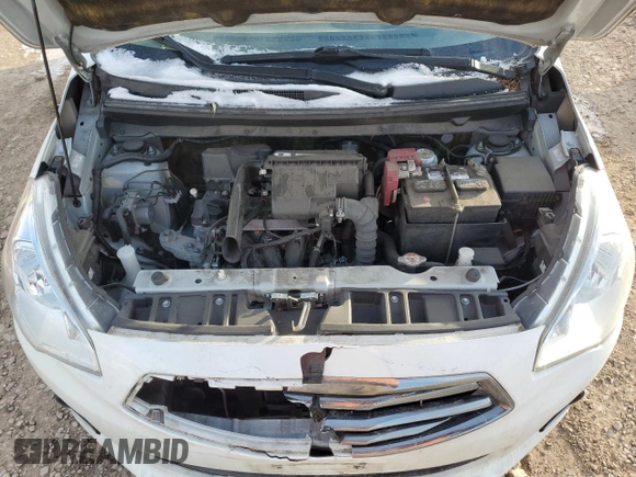 2017 Mitsubishi Mirage G4 SE with VIN ML32F4FJ1HHF11654, listed as a Copart auction lot 83892664 with 59,292 mi miles and Salvage Title. Bid and sale history available at carsss.com. Image 11.