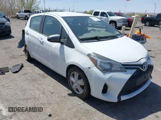 2016 Toyota Yaris L with VIN VNKKTUD33GA069126, listed as a IAAI auction lot 41933503 with 83,172 mi miles. Bid and sale history available at carsss.com. Image 1.