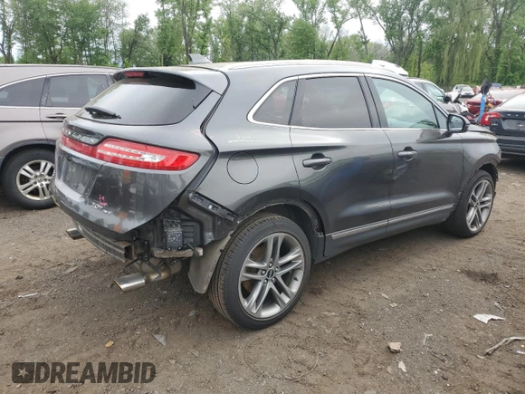 2018 Lincoln MKC Reserve with VIN 5LMCJ3D99JUL01194, listed as a Copart auction lot 58380425 with 101,842 mi miles and Salvage title. Bid and sale history available at DreamBid. Image 3.