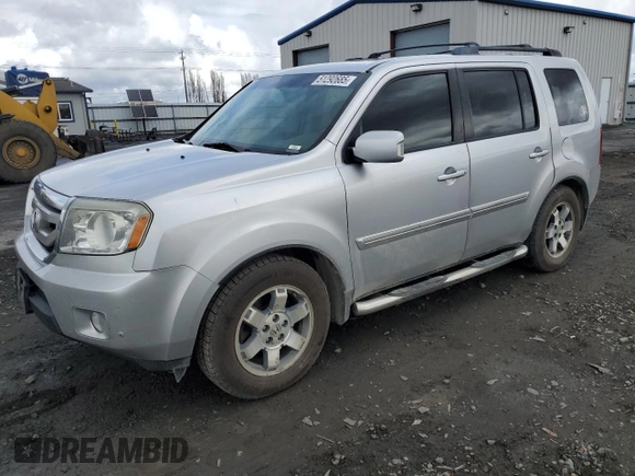 2010 Honda Pilot Touring with VIN 5FNYF4H9XAB010078, listed as a Copart auction lot 51292685 with 341,684 mi miles and Salvage Title. Bid and sale history available at carsss.com. Image 1.