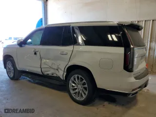 2021 Cadillac Escalade Premium Luxury with VIN 1GYS4BKL2MR446954, listed as a Copart auction lot 71014924 with 0 mi miles and Salvage Title. Bid and sale history available at carsss.com. Image 2.