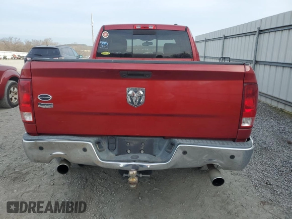 2009 Dodge 1500 SLT with VIN 1D3HB18T89S809918, listed as a Copart auction lot 43281745 with 146,155 mi miles and Salvage title. Bid and sale history available at DreamBid. Image 6.