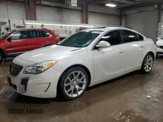 2015 Buick Regal GS with VIN 2G4GT5GX5F9223294, listed as a Copart auction lot 52313405 with 103,143 mi miles and Salvage Title. Bid and sale history available at carsss.com. Image 1.