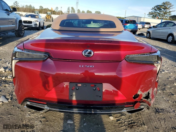 2021 Lexus LC with VIN JTHKPAAY8MA103289, listed as a Copart auction lot 85457204 with NaN miles and Salvage Title. Bid and sale history available at carsss.com. Image 6.