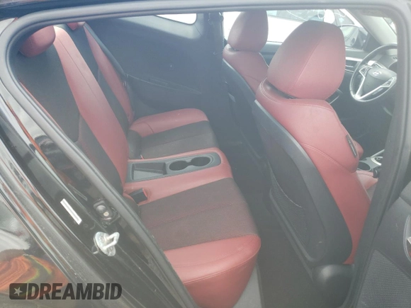 2012 Hyundai Veloster w/Red Int with VIN KMHTC6AD6CU026250, listed as a Copart auction lot 73139464 with 215,374 mi miles and Clean title. Bid and sale history available at DreamBid. Image 10.