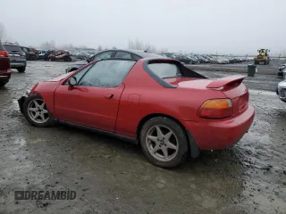 1993 Honda del Sol Si with VIN JHMEH6162PS006951, listed as a Copart auction lot 86438414 with 160,342 mi miles and Salvage Title. Bid and sale history available at carsss.com. Image 2.