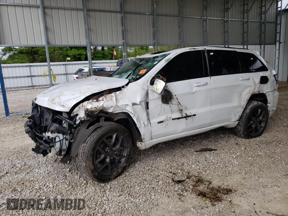 2021 Jeep Grand Cherokee 80th Anniversary with VIN 1C4RJFBG2MC677900, listed as a Copart auction lot 55799815 with 35,118 mi miles and Salvage title. Bid and sale history available at DreamBid. Image 1.