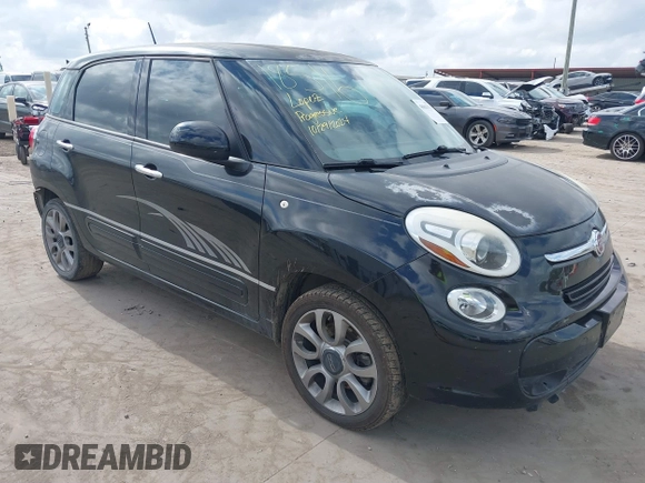 2014 FIAT 500L Pop with VIN ZFBCFAAH6EZ020765, listed as a IAAI auction lot 41280151 with 99,279 mi miles and . Bid and sale history available at DreamBid. Image 1.