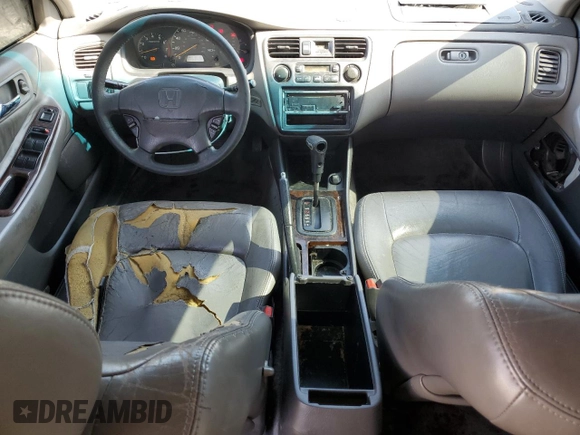 1998 Honda Accord EX z VIN 1HGCG1650WA014227, wystawiony jako Copart lot #45868775 z przebiegiem 348 362 mil mil oraz Szkoda całkowita • Salvage title. Historia ofert i sprzedaży dostępna na DreamBid. Obrazek 8.