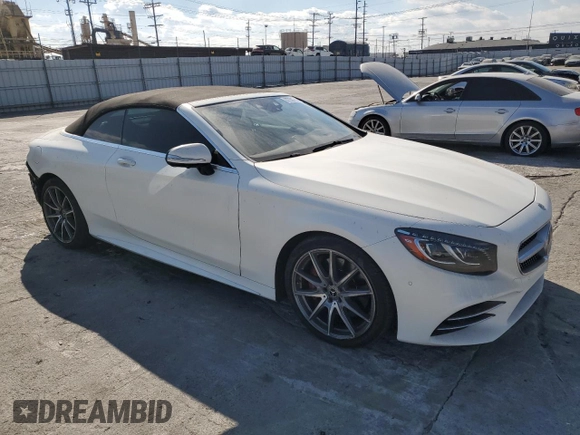 2019 Mercedes-Benz S-Class S 560 with VIN WDDXK8DB2KA040053, listed as a Copart auction lot 87759755 with 41,949 mi miles and Salvage Title. Bid and sale history available at carsss.com. Image 4.