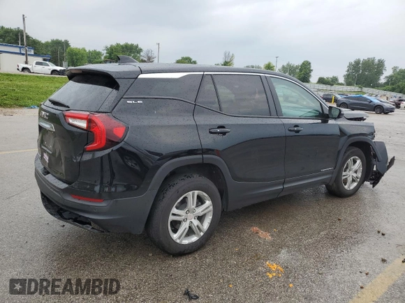 2024 GMC Terrain SLE with VIN 3GKALMEG2RL281280, listed as a Copart auction lot 59234575 with 36,173 mi miles and Clean title. Bid and sale history available at DreamBid. Image 3.
